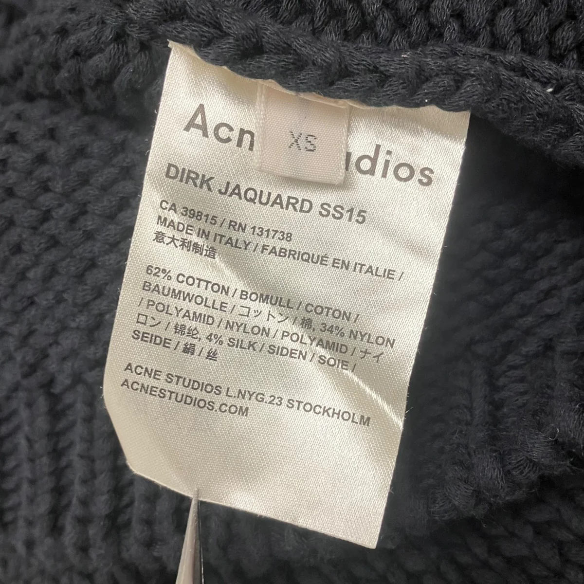 オーバーサイズハイゲージニット15SS ｢DIRK JAQUARD｣ - Image 6