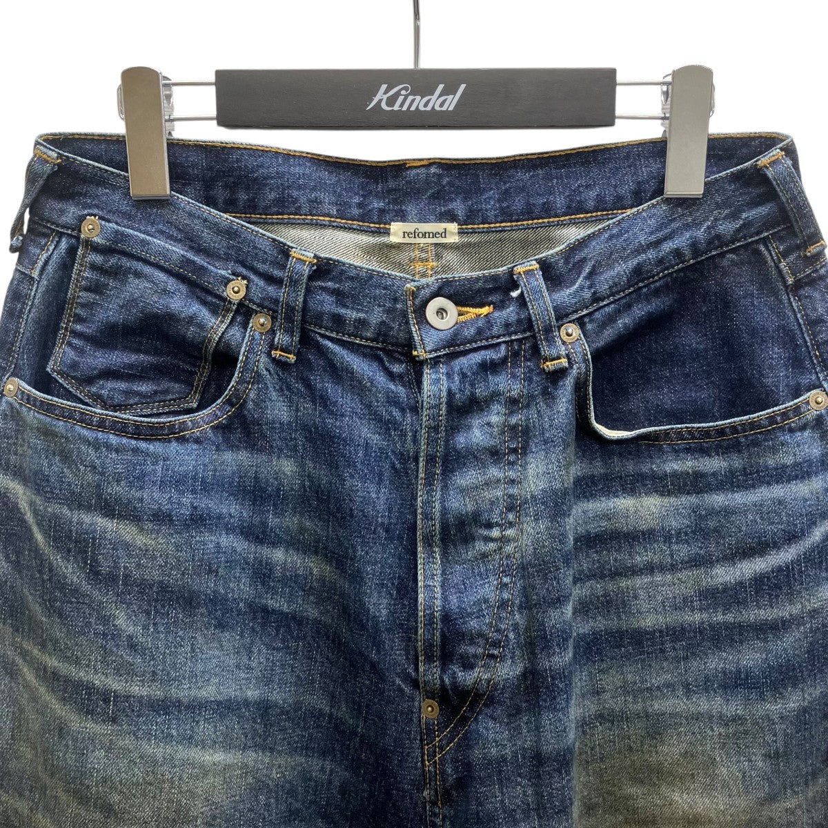 FRESH MAN DENIM WIDE PANTS USED デニムパンツ - Image 2