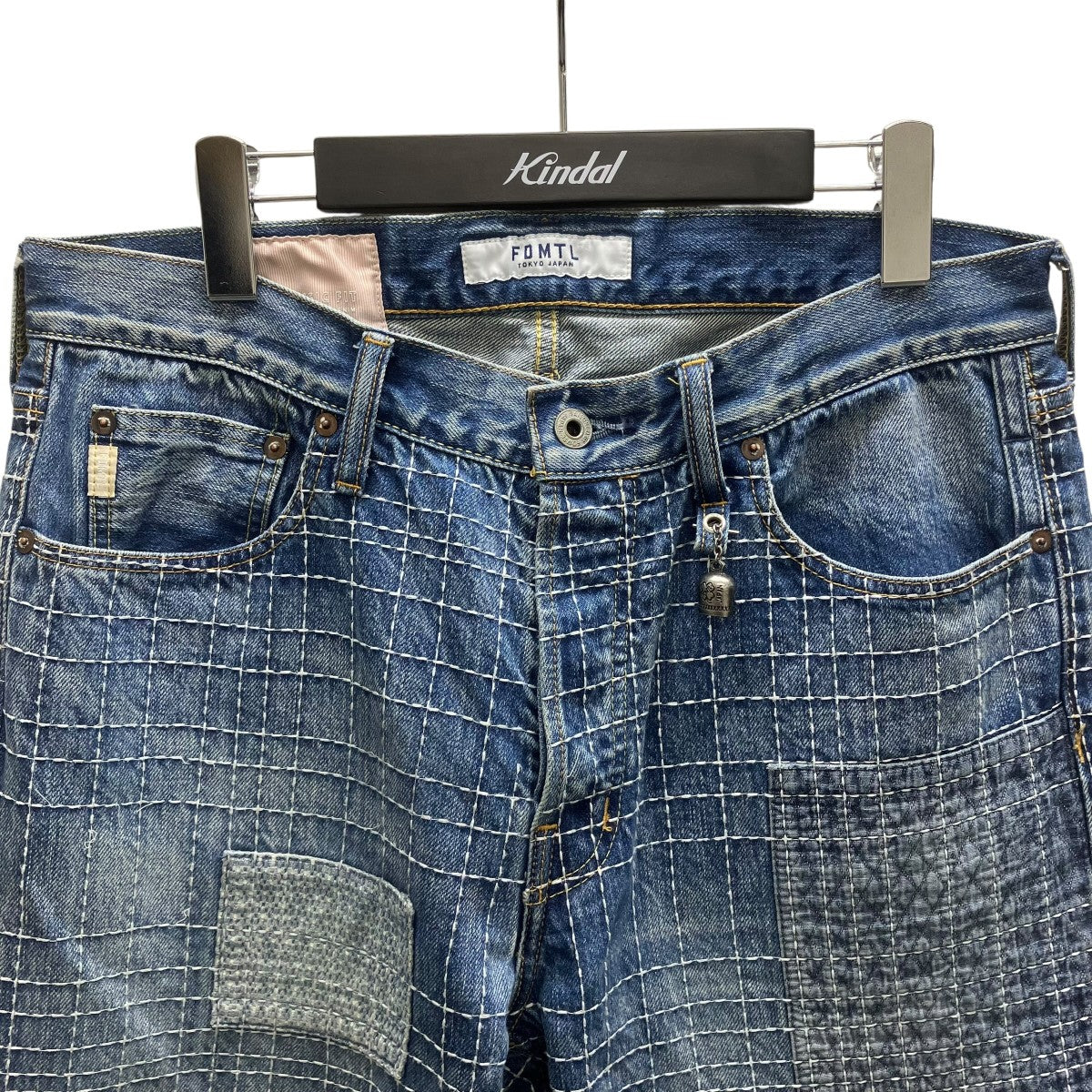 CLASSIC STRAIGHT DENIM再構築デニムパンツ - Image 2