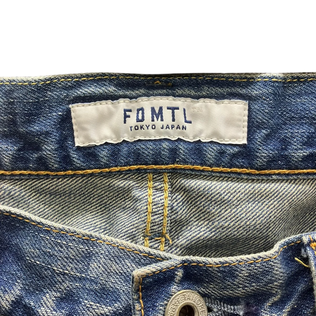 CLASSIC STRAIGHT DENIM再構築デニムパンツ - Image 7