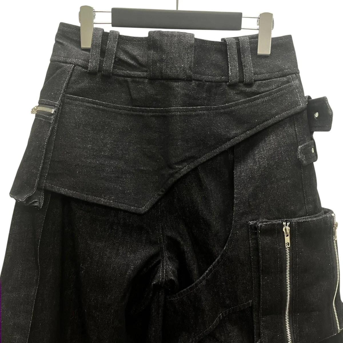 【ACX’GEAR LAYERED SKIRT PANTS】デザインデニムパンツ - Image 4