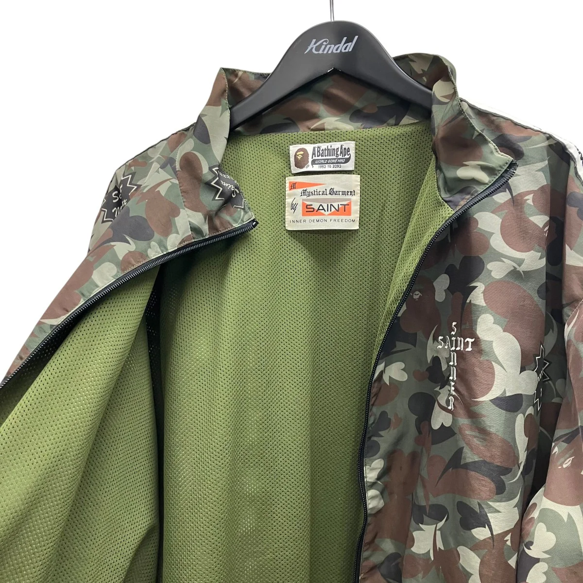 24SS HEART CAMO TRACK JACKET カモフラージュナイロンジャケット - Image 6