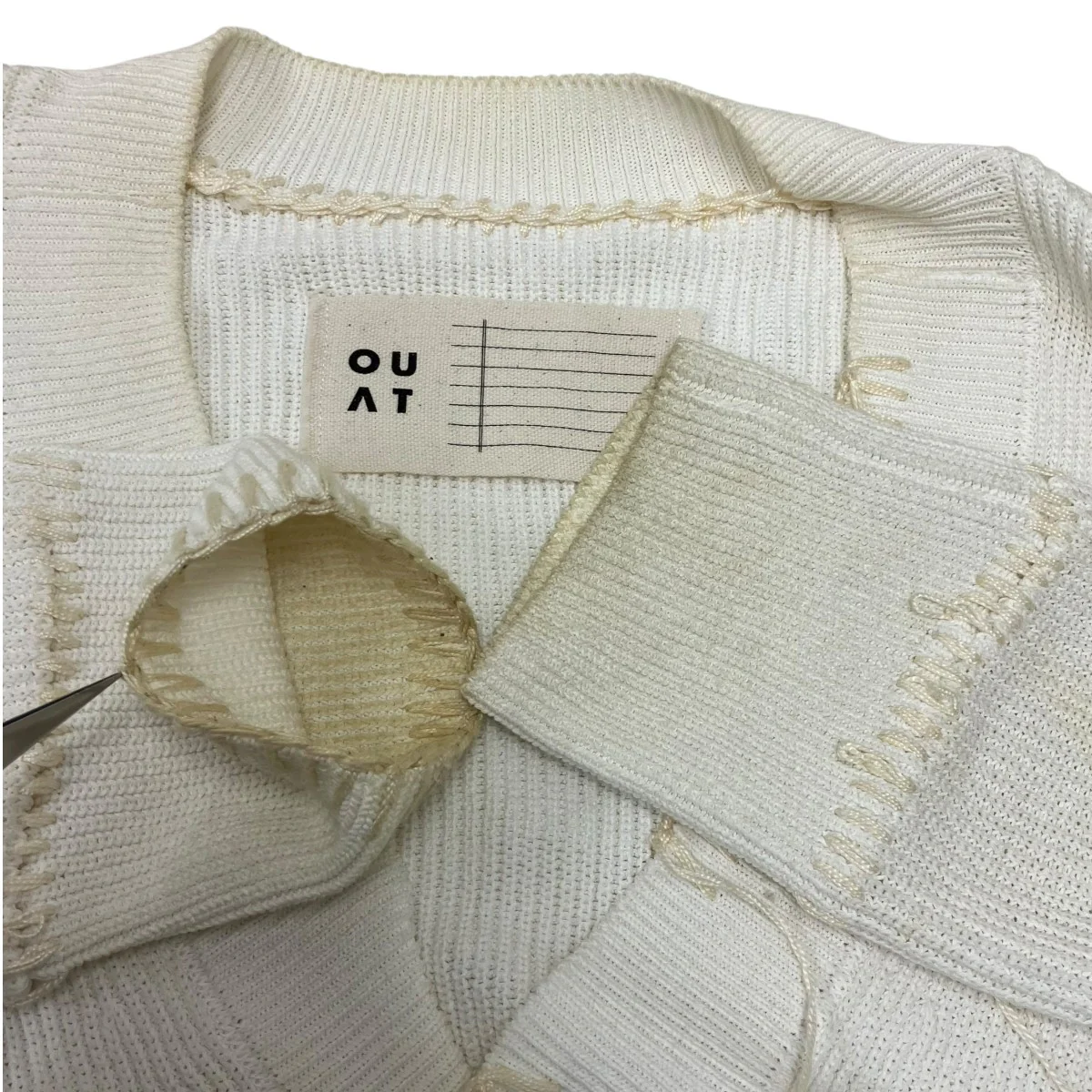 WHITE OFFICE CARDIGANホワイトステッチカーディガン - Image 6