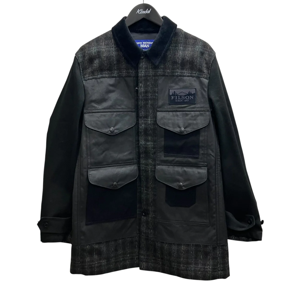 25AW WOOL TWEED CHECK COAT ジャケット