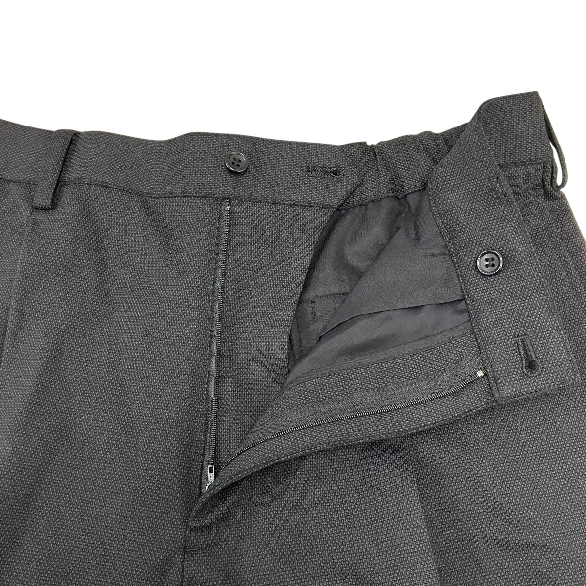 25AW SPOT SIDOGRAS Melange Ponte Wide Tapered Slacks スラックス - Image 5