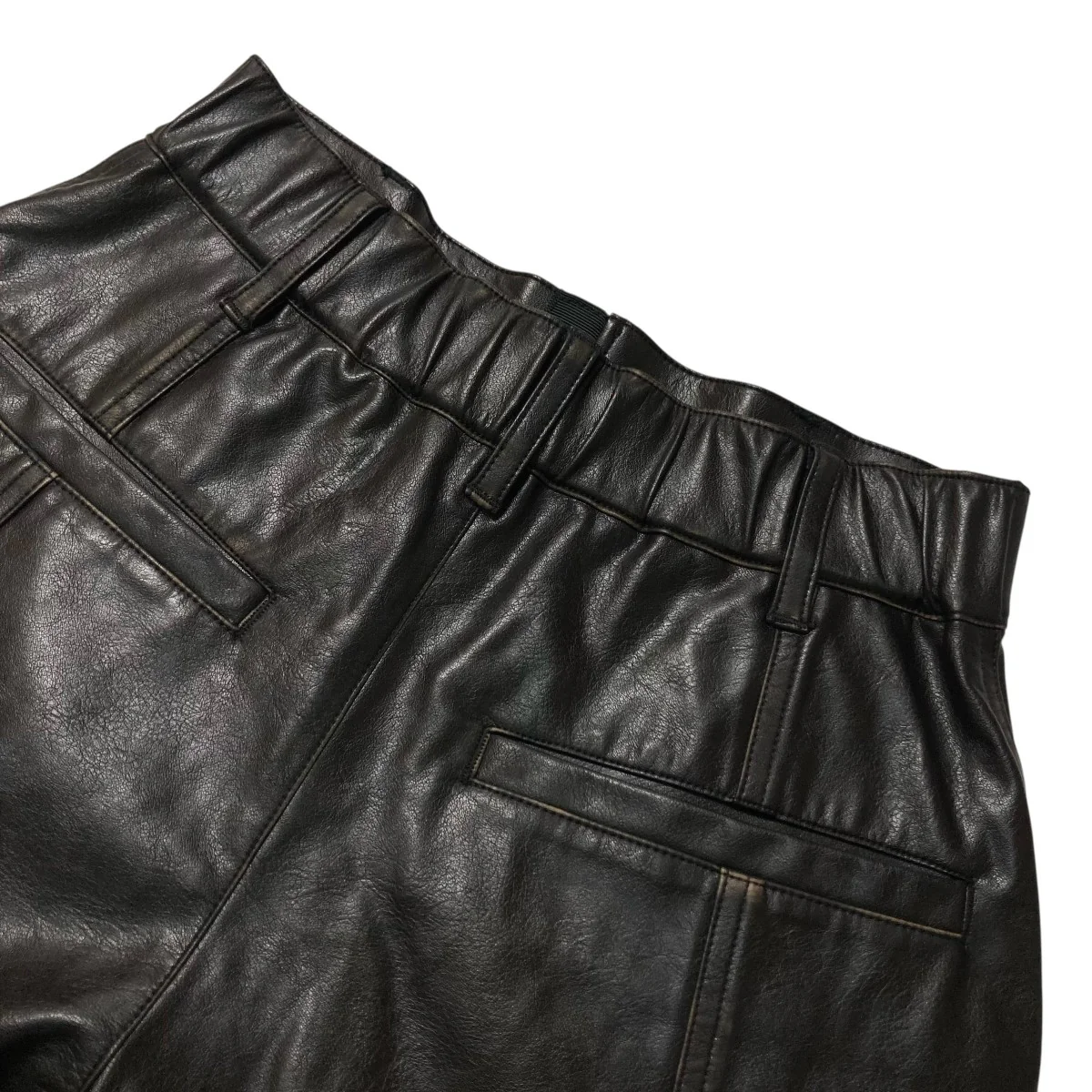 Leather Cargo Shortsレザーカーゴハーフパンツ31251466106 - Image 4