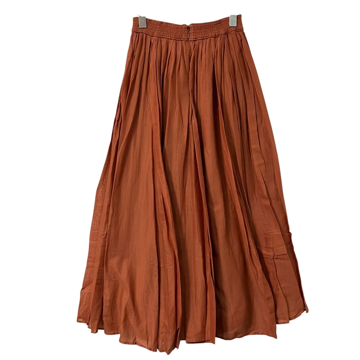 MARILYN MOON TUCK TECHNIGUE SHEER SKIRTコットンロングスカート4242 201 - Image 2