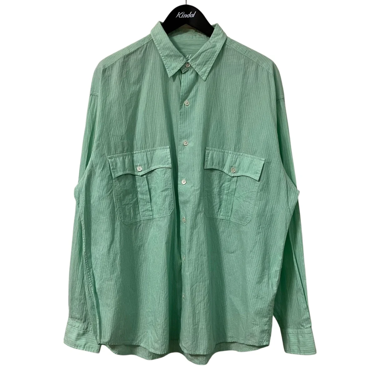 ROLL UP STRIPE SHIRTストライプシャツ