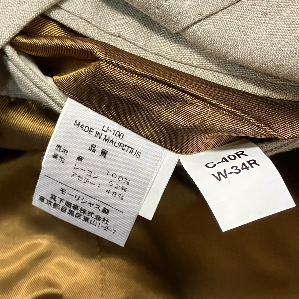 アイリッシュリネン ダラムジャケットテーラードジャケットJKJ775 - Image 7