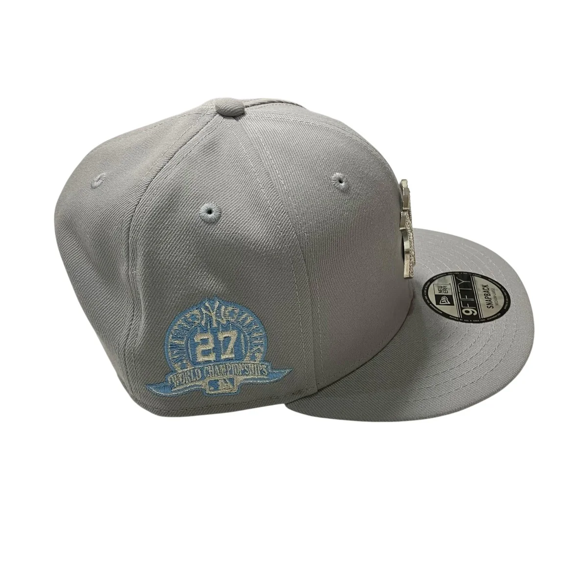 NEW ERA x THE CAP ICEBERG 2 9FIFTY New York Yankees Greyロゴビューキャップ - Image 3