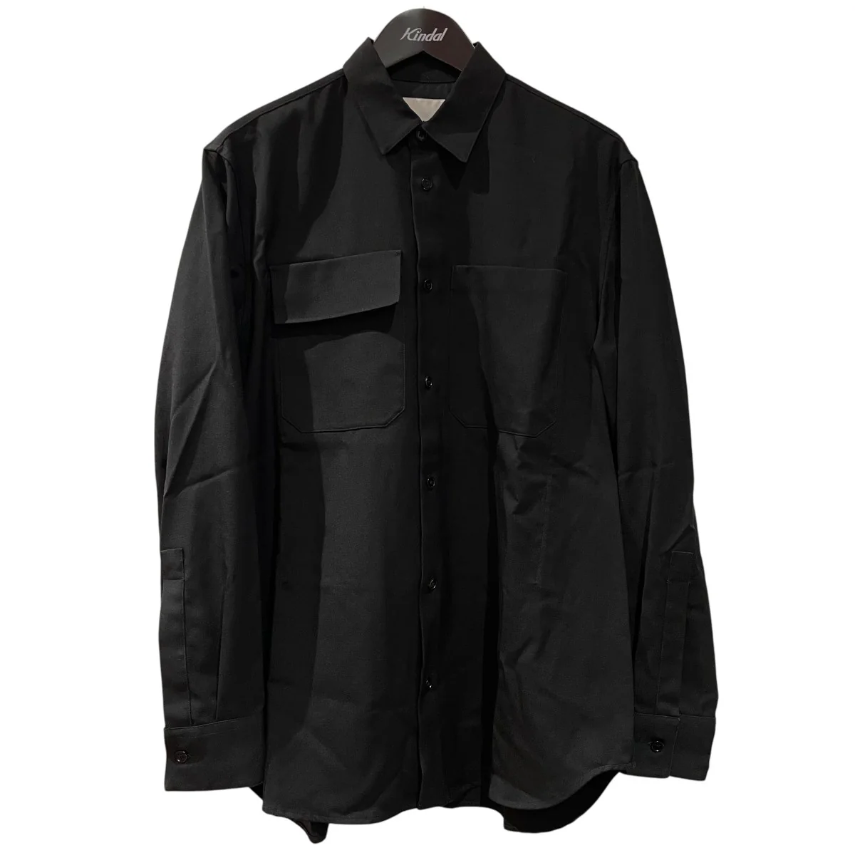 WOOL GABARDINE SHIRT長袖シャツJ23DL0003