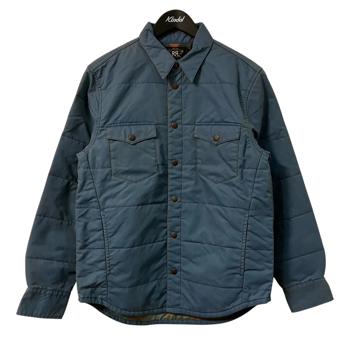 Quilted Twill Western Overshirt polo中綿ナイロンツイルシャツジャケット