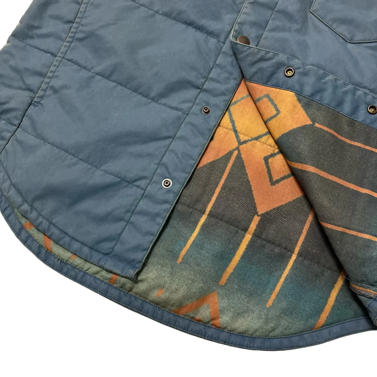 Quilted Twill Western Overshirt polo中綿ナイロンツイルシャツジャケット - Image 5