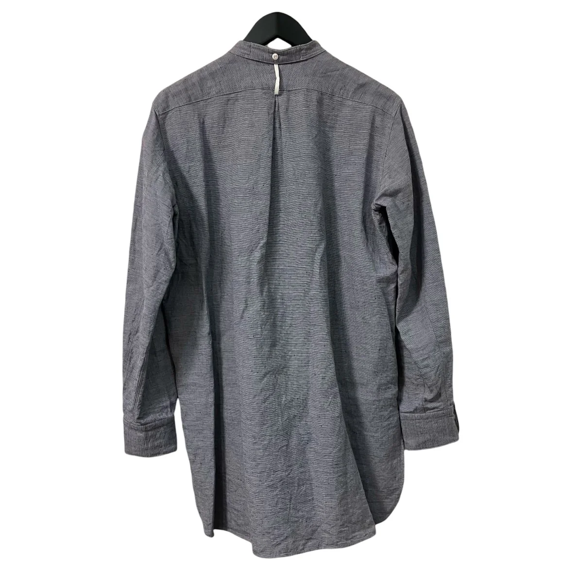 RAF officer shirtリネンコットンシルクバンドカラーシャツ05-SS01107 - Image 2