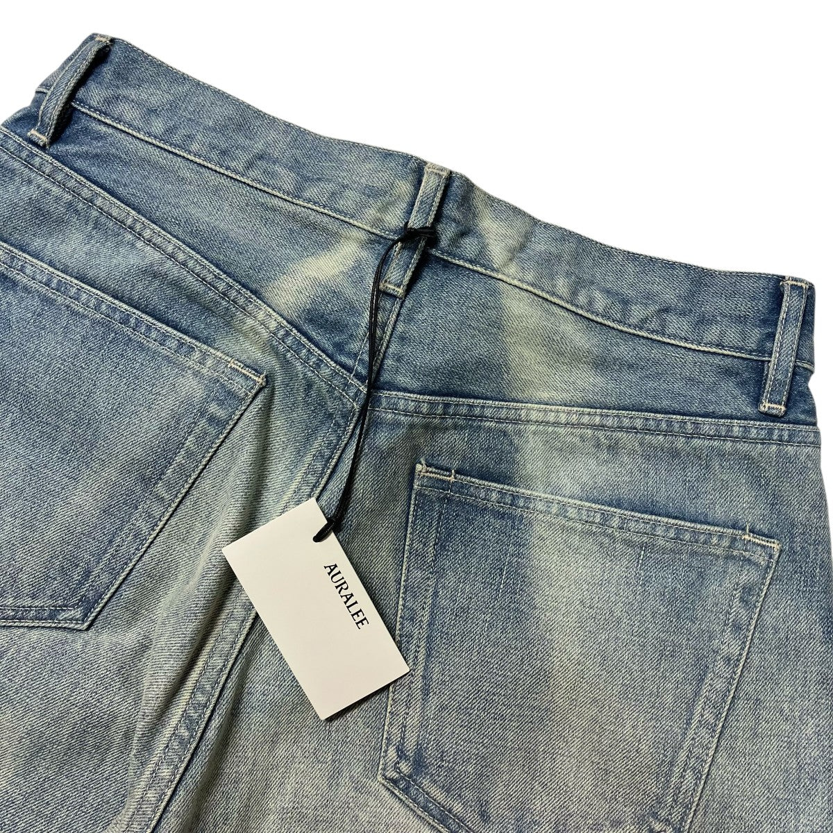 SELVEDGE FADED HEAVY DENIM PANTSリラックスストレートデニムパンツA25AP04DH - Image 4