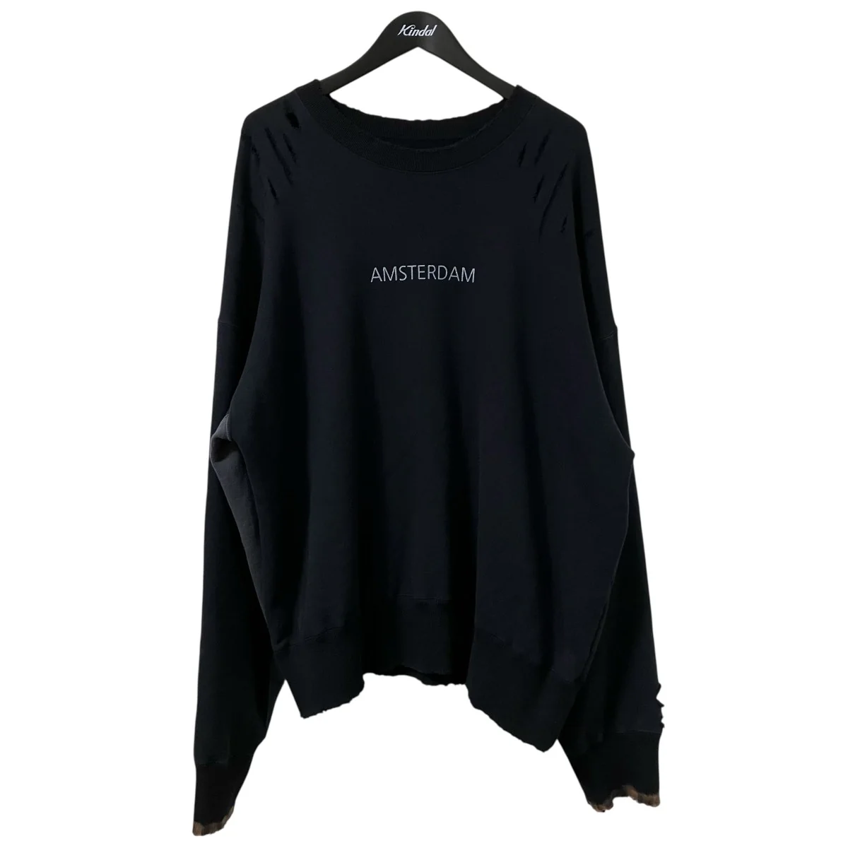 OVERSIZED REBUILD SWEATオーバーサイズダメージスウェットst108