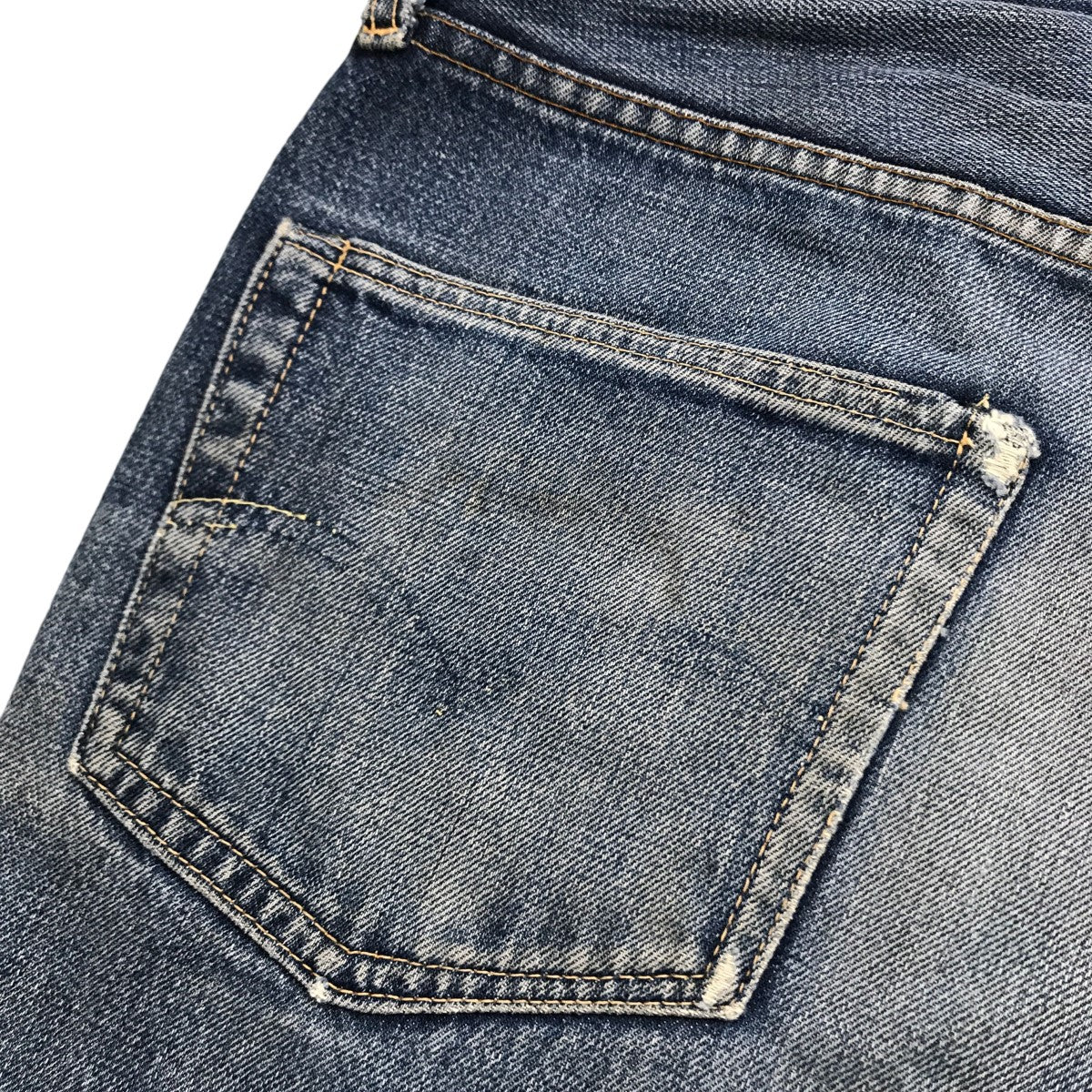 BIGE J刻印 紙パッチ ボタン裏J刻印 デニムショートパンツ - Image 5