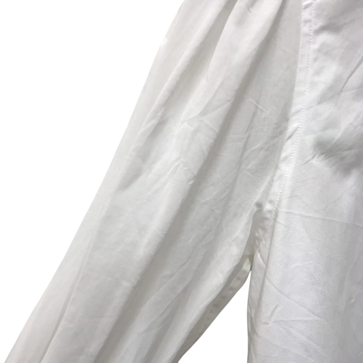 OXFORD SHEER SLEEVE SHIRTシャツ222-15178 - Image 7