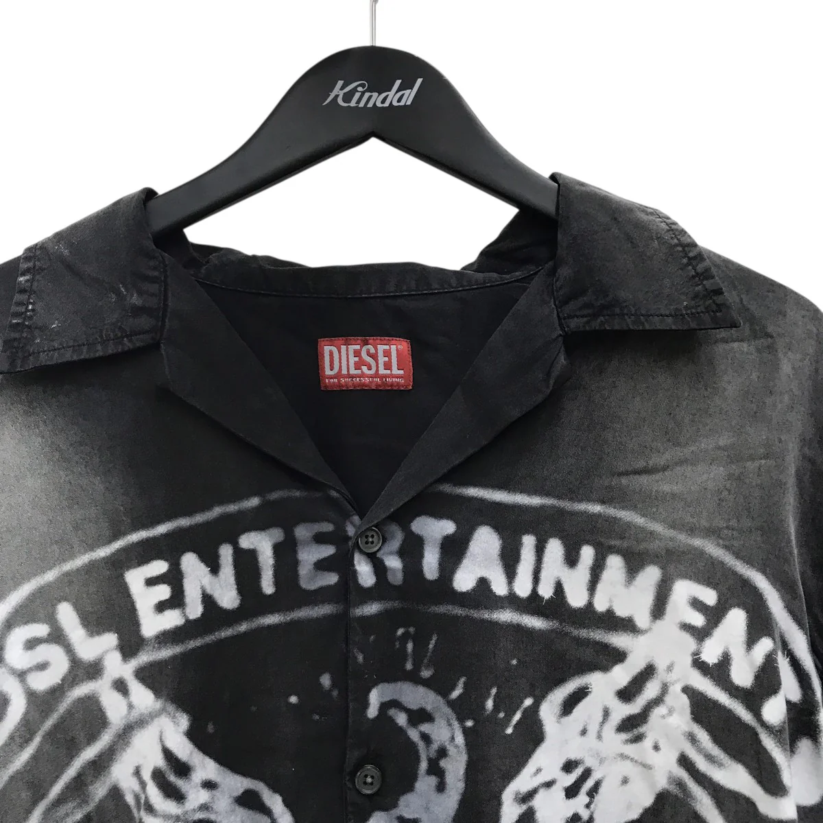 24SSFaded Bowling Shirt With Logo GraphicシャツA15072 - Image 5