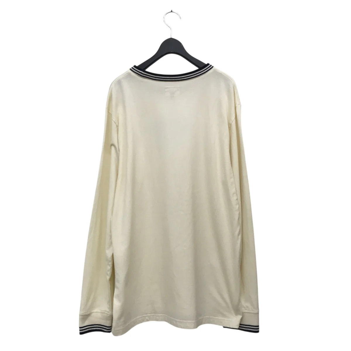 18AWStriped Rib Logo L S Top長袖Tシャツ - Image 2