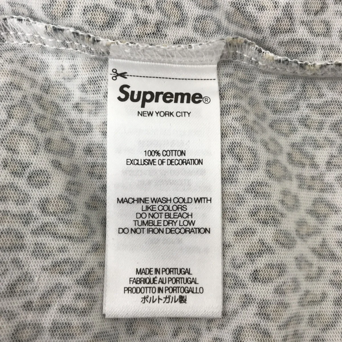 Small Box Logo Tee LeopardTシャツ - Image 4