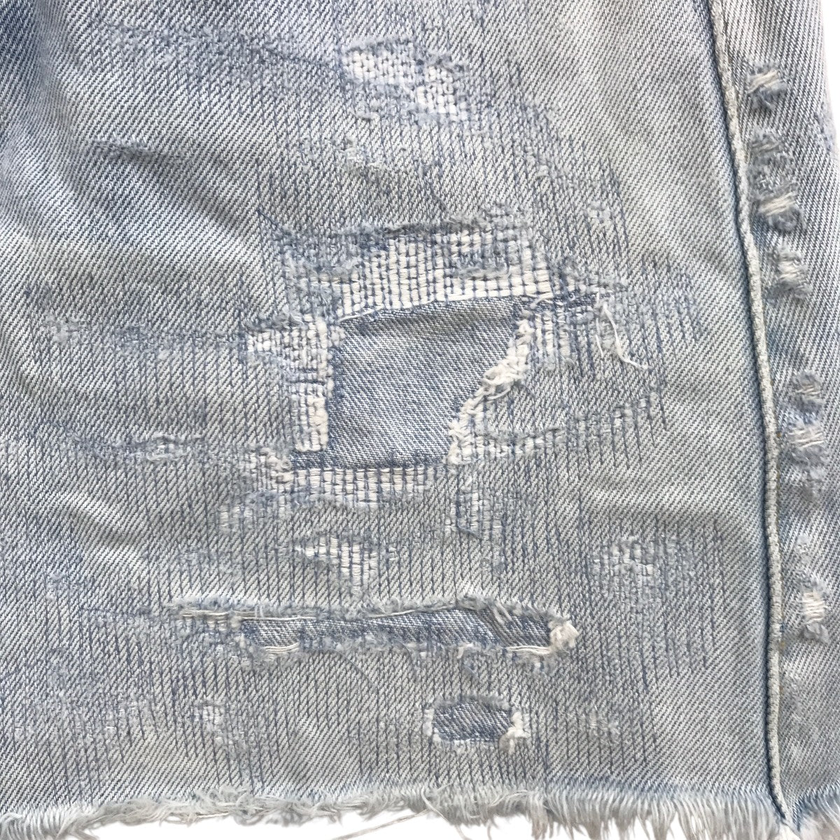 Repaired Denim Mini Skirtデニムスカート - Image 7