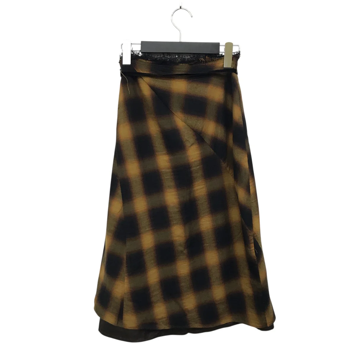 Checkered Bias Seam Midi Skirtチェックスカート211242515203 - Image 2