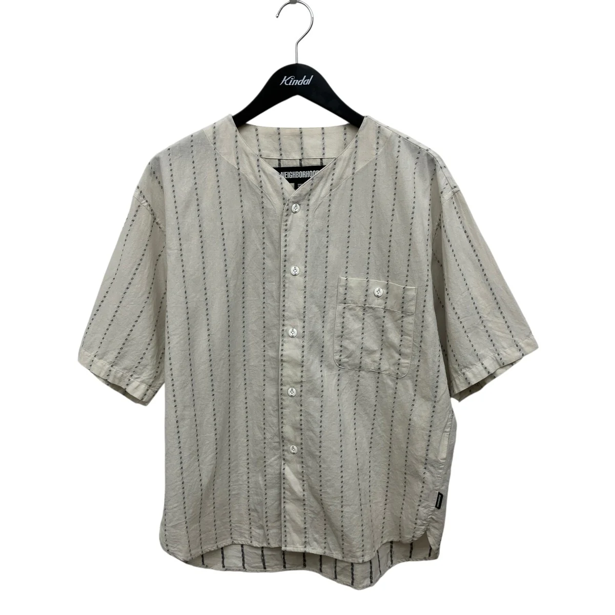 DOBBY NO COLLAR SHIRT半袖シャツ251TSNH-SHM09