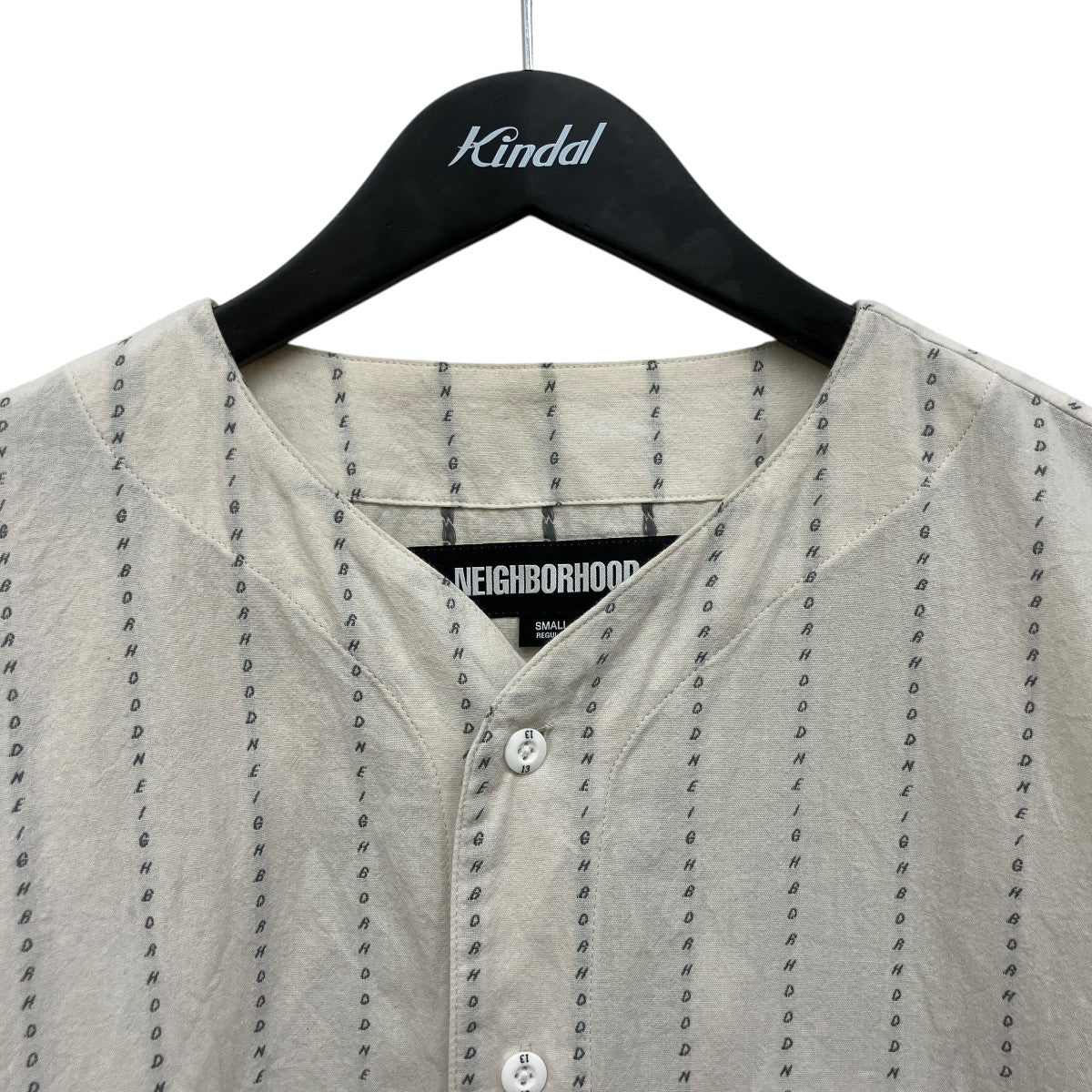 DOBBY NO COLLAR SHIRT半袖シャツ251TSNH-SHM09 - Image 6