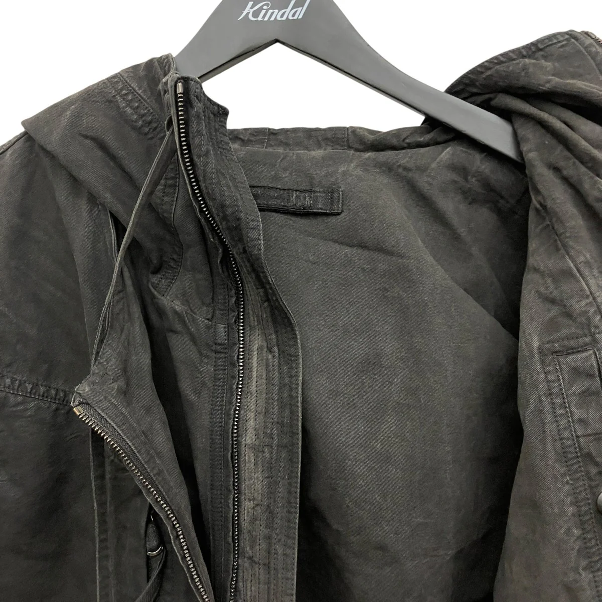Double front hood parkaUSED加工フーデッドジャケット242-J02-299SG - Image 6