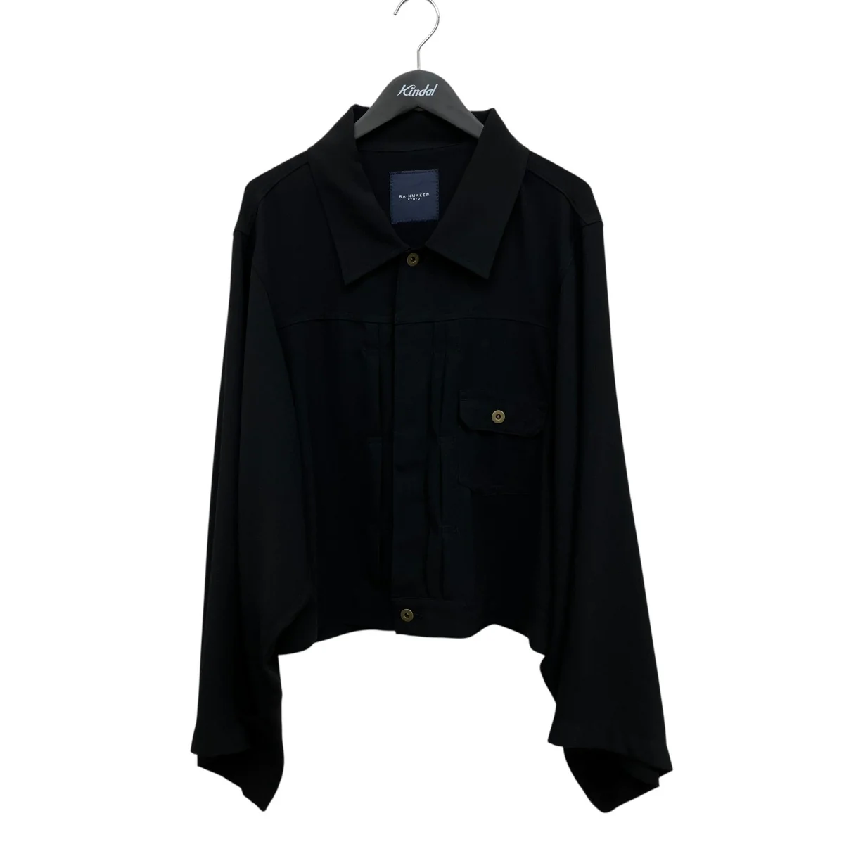 MELANGE TWILL N-SLEEVE TRUCKER JACKETジャケットRM241-009
