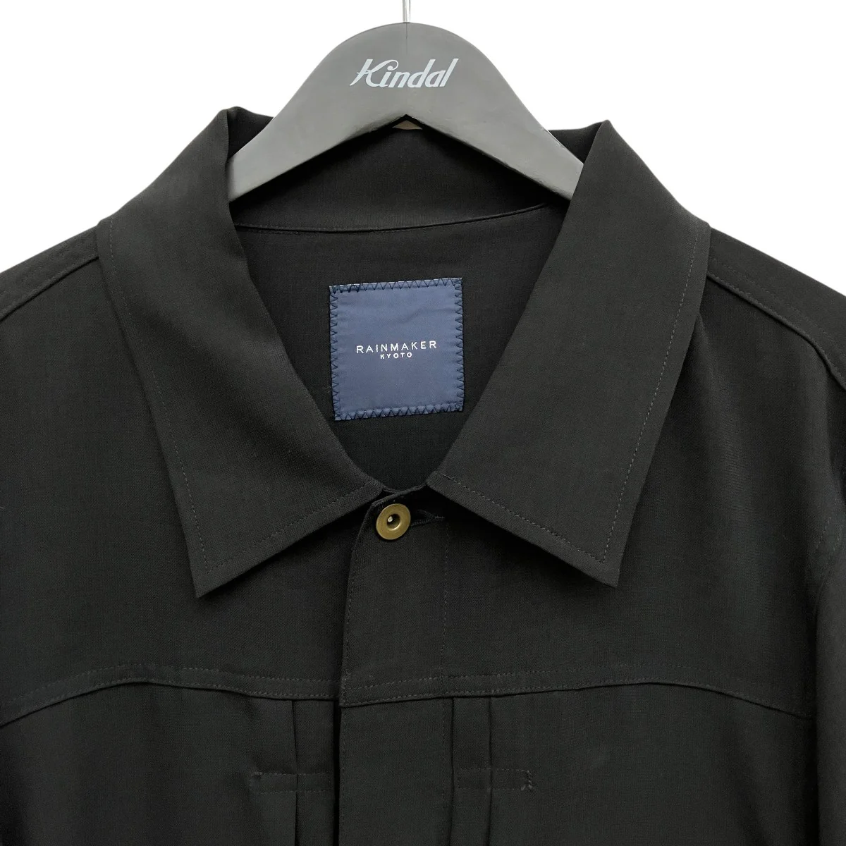 MELANGE TWILL N-SLEEVE TRUCKER JACKETジャケットRM241-009 - Image 5