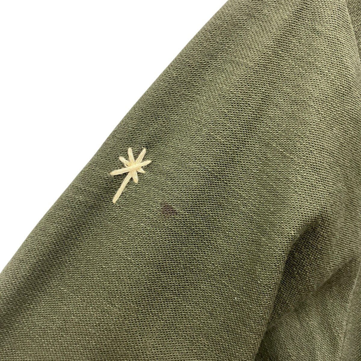リメイク刺繍ファティーグシャツジャケット - Image 9