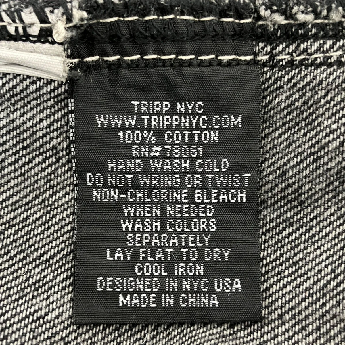 X-STRAP PANTSデニムパンツ - Image 5