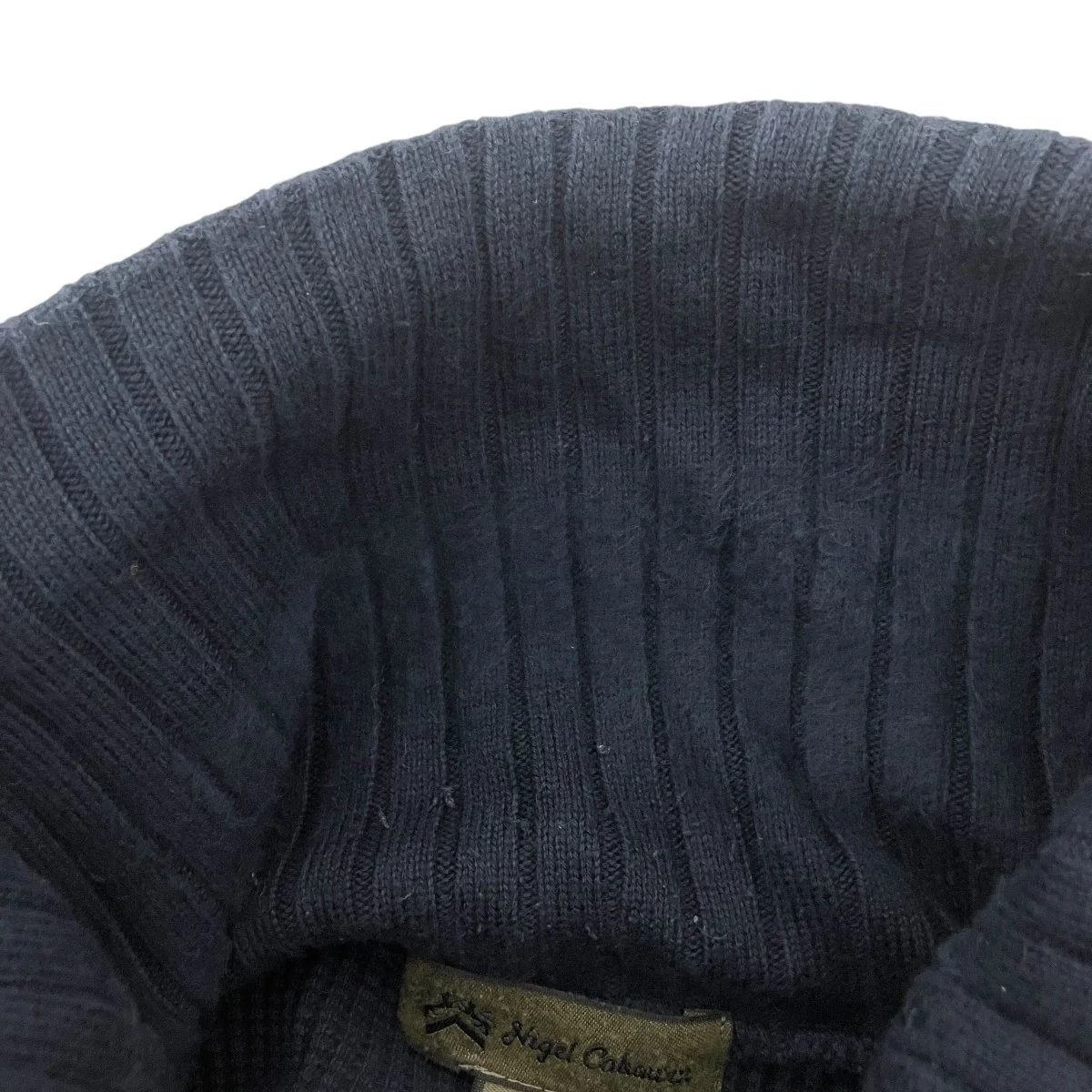 turtleneck waffleハイネックスウェット8051-00-20025 - Image 6
