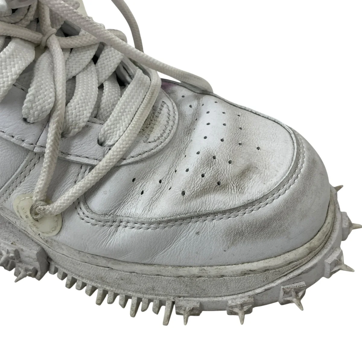 AIR FORCE 1 MID SP LTHR GRAFFITIハイカットスニーカーDR0500-100 - Image 9