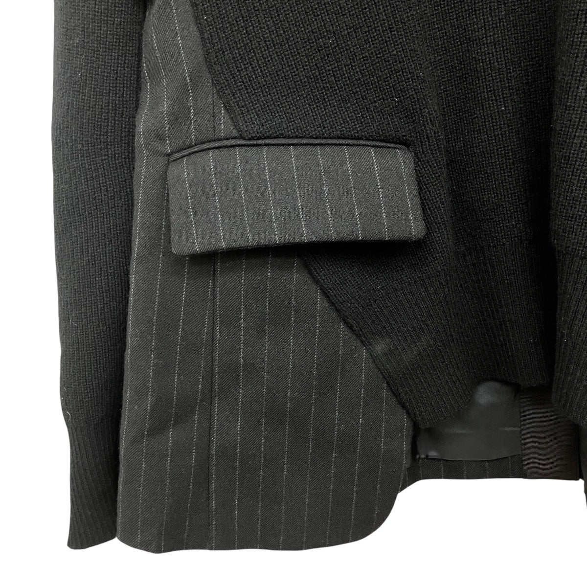Chalk Stripe Knit Pullover切替ニット24-07421 - Image 6