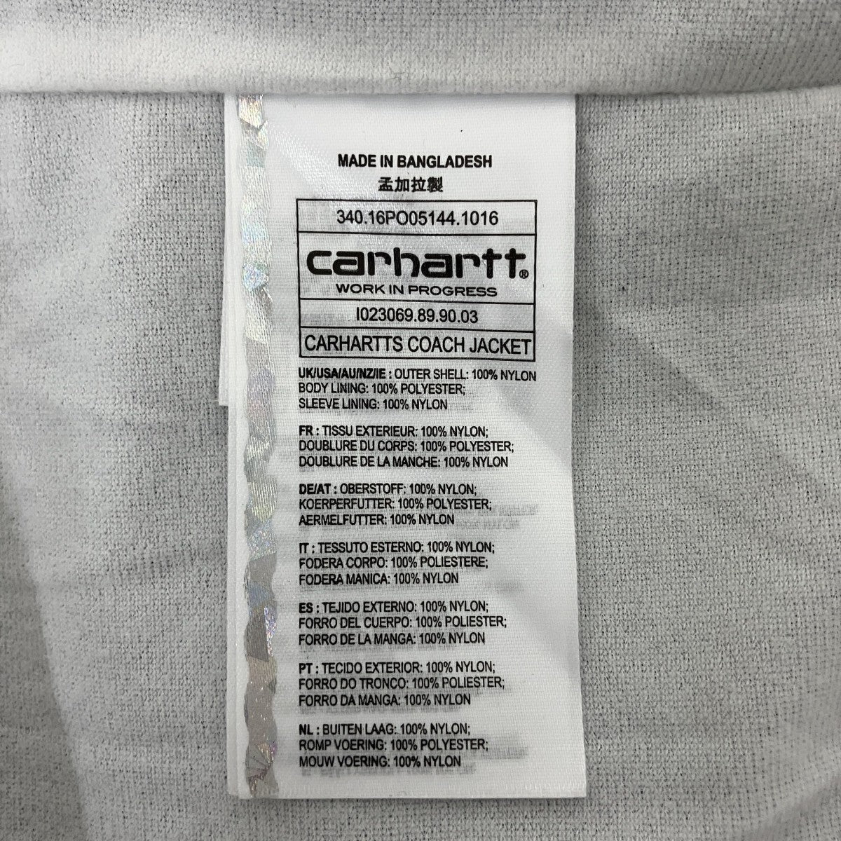 CARHARTTS COACH JACKETコーチジャケット - Image 4