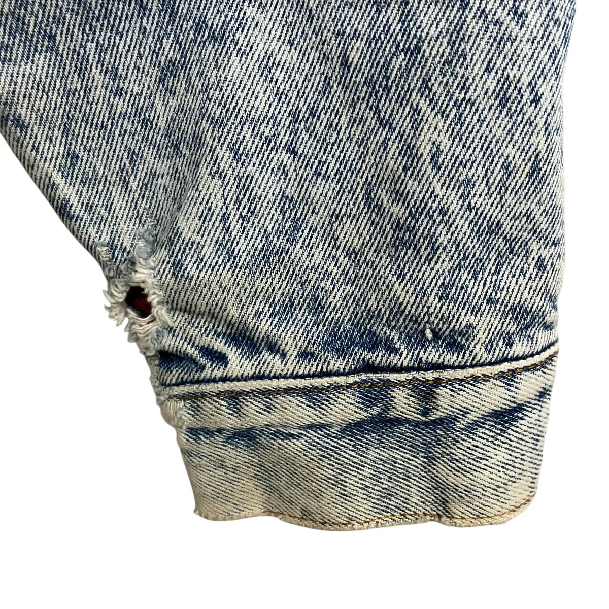 Chemical Wash Flannel Lined Denim Jacketデニムジャケット70147-9319 - Image 4