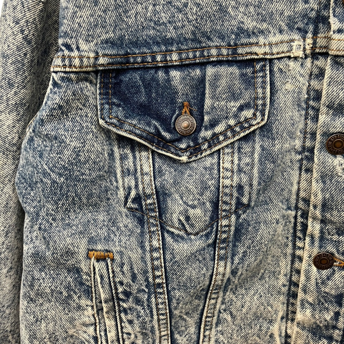 Chemical Wash Flannel Lined Denim Jacketデニムジャケット70147-9319 - Image 8