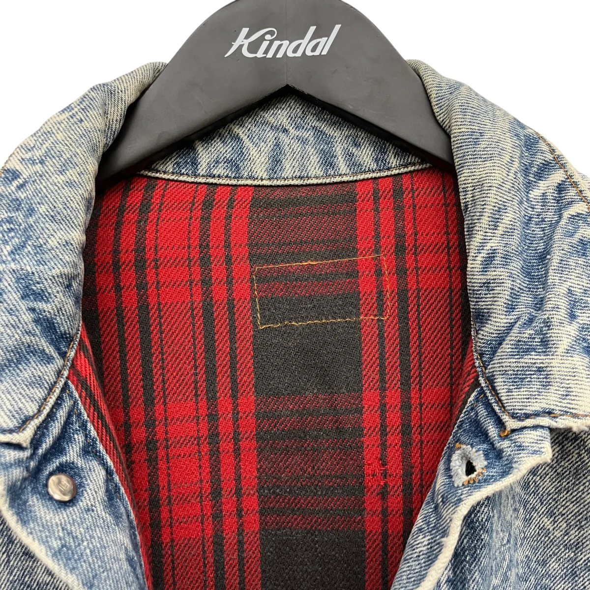 Chemical Wash Flannel Lined Denim Jacketデニムジャケット70147-9319 - Image 9