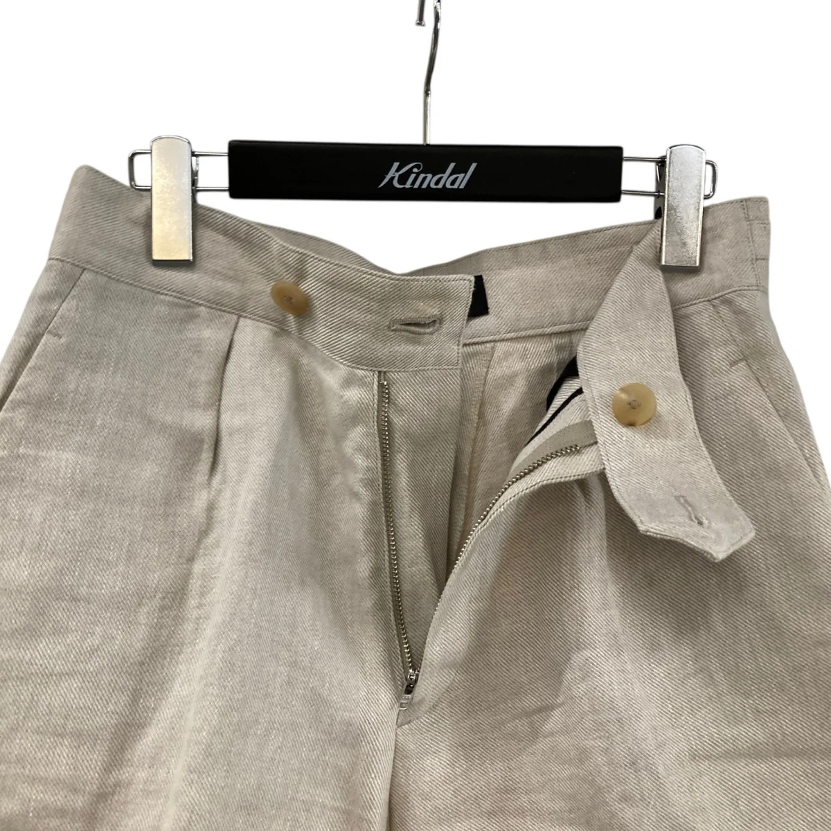 LINEN TWILL カルゼリネングルカショーツハーフパンツ51121112001 - Image 3