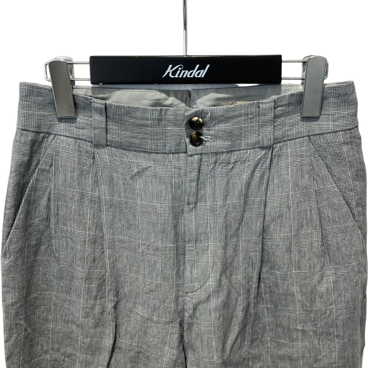 PRINCE OF WALES LINEN パンツタックパンツ578-0143612 - Image 3