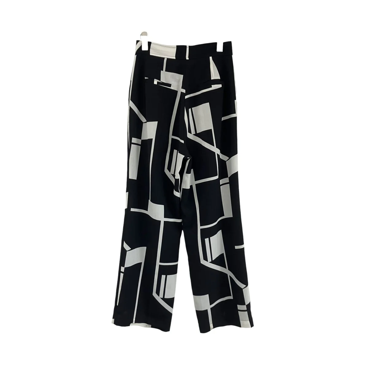 12110727 Geometric Tuck Trousersワイドパンツ - Image 2