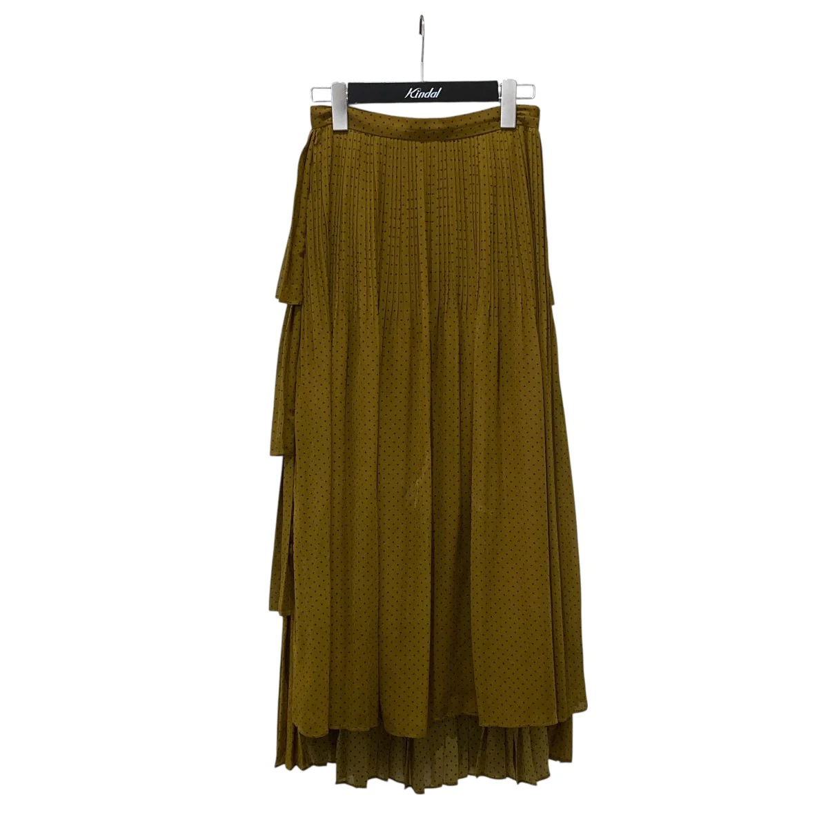 DOT W FACE PLEATS SKスカート16109-6241