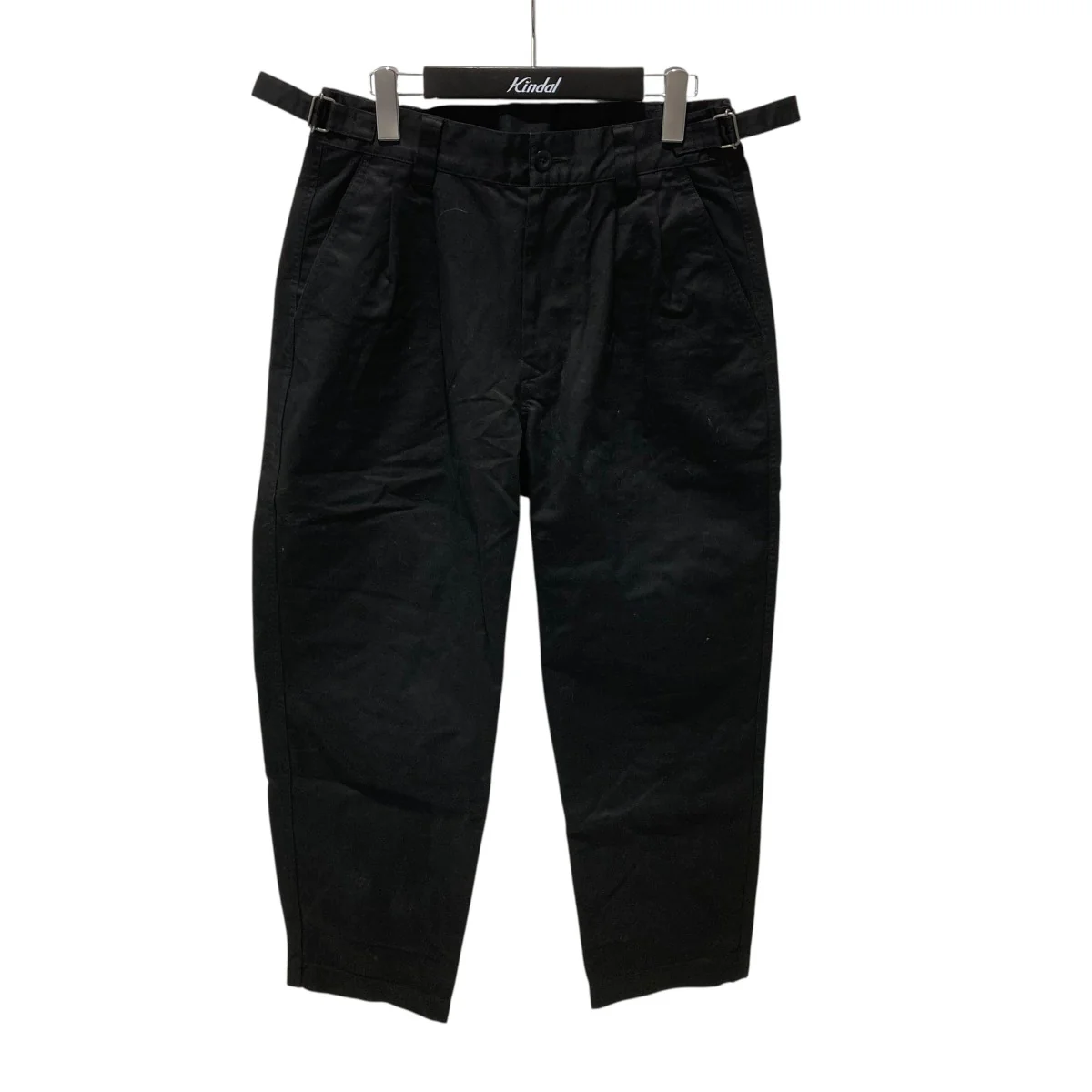 24AWWASHED CHINO COTTON TROUSERSタックパンツ596-5140501