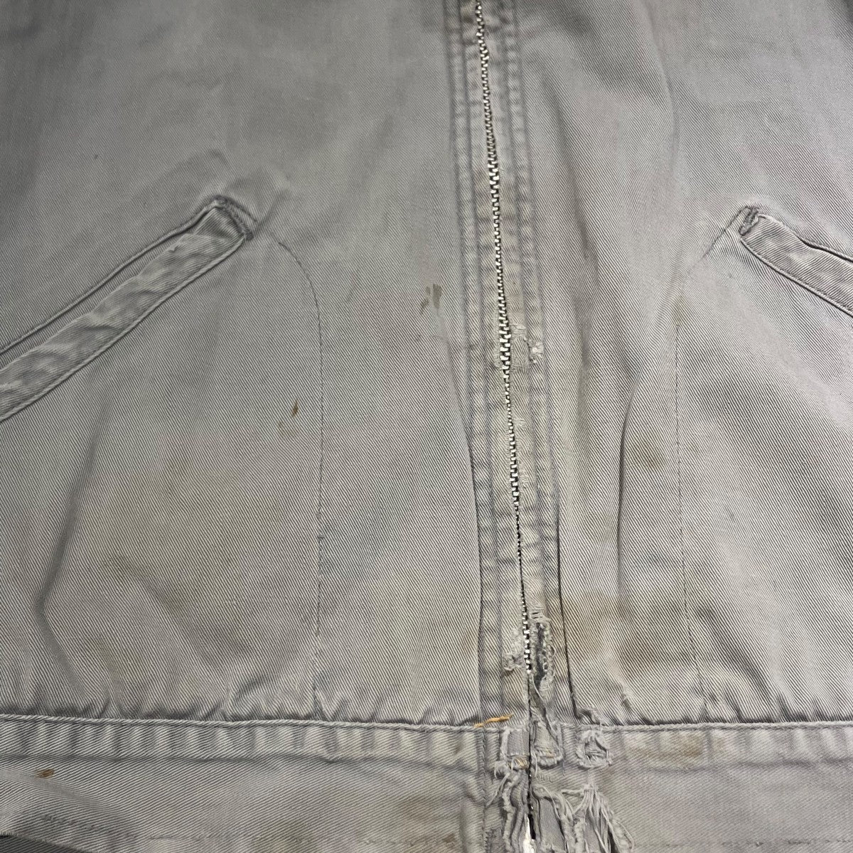 50s ZIP WORK JACKET 裏ブランケット TALON ZIPジップジャケット - Image 6