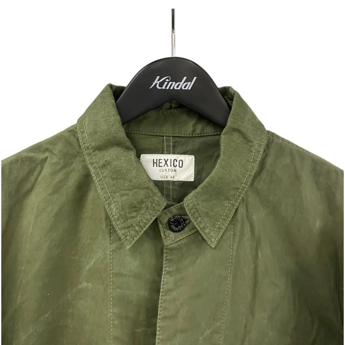 Coverall 1940s Style 『US Military 60-80s Shelter Half Tent With Iron Button』HEXICO、ミリタリージャケット8001 - Image 3