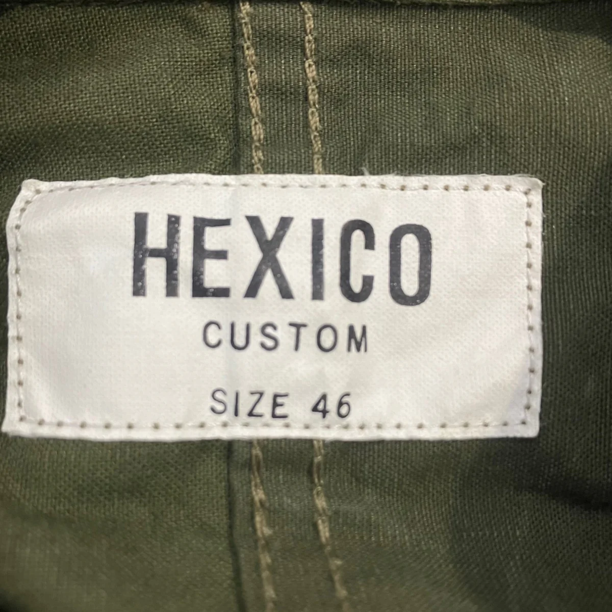 Coverall 1940s Style 『US Military 60-80s Shelter Half Tent With Iron Button』HEXICO、ミリタリージャケット8001 - Image 5