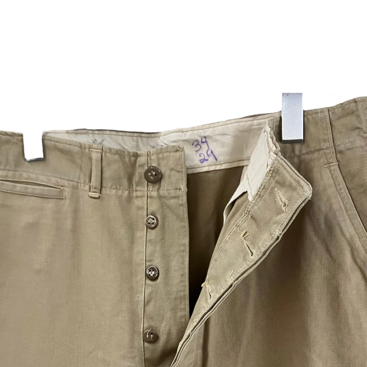 50s USA製 VINTAGE U．S．ARMY M-45チノパン、US ARMY - Image 4